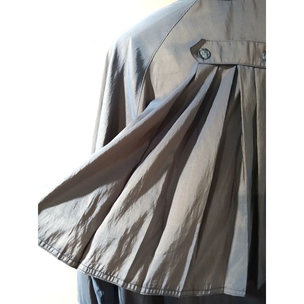 VINTAGE 80's Irridescent Traveler Rain Coat 8 - Picture 5 of 9